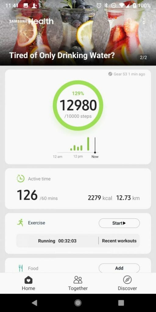 samsung s3 strava