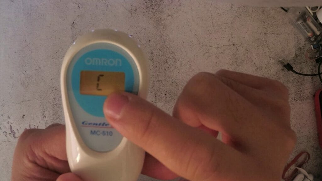 HOW TO CHANGE THE TEMPERATURE UNITS ON THE OMRON THERMOMETER MC510
